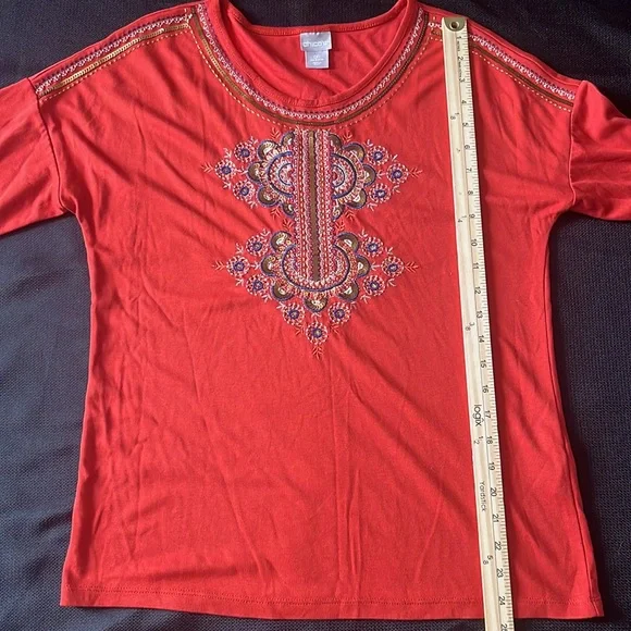 Chicos’s Embroidered Top - Picture 15 of 15